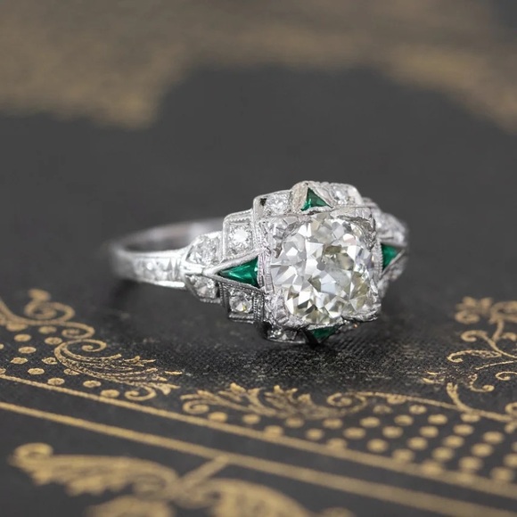 New Women’s Vintage 925 Silver Beautiful Diamond Ring - Picture 5 of 6